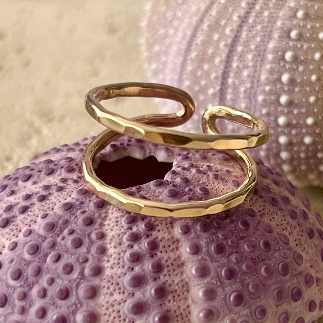 STATEMENT CUFF RING 7.5 GF (R5)
