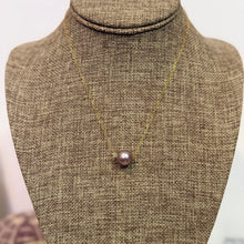 AAAAA LAVENDER  EDISON PEARL NECKLACE 16" GF (N55)