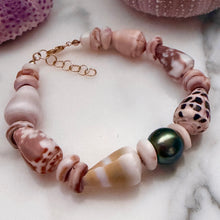 PEACOCK TAHITIAN MERMAID BRACELET ADJ (B1)