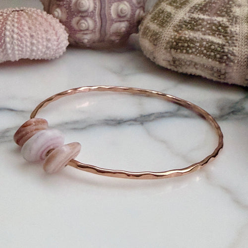 TRIPLE PUKA SHELL BANGLE 8