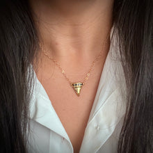 MAKO DIAMOND HEAD NECKLACE 16" GF (N43)