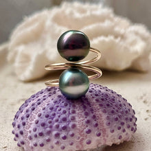 TAHITIAN PEARLS HULA RING SZ 7.5/8 (R14)