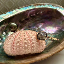 A. OPIHI & TAHITIAN PEARL TEXTURED CUFF MED GF (B21)