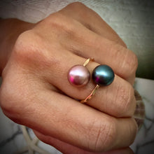 EDISON & TAHITIAN BUBBLE RING 7/8 GF (R14)