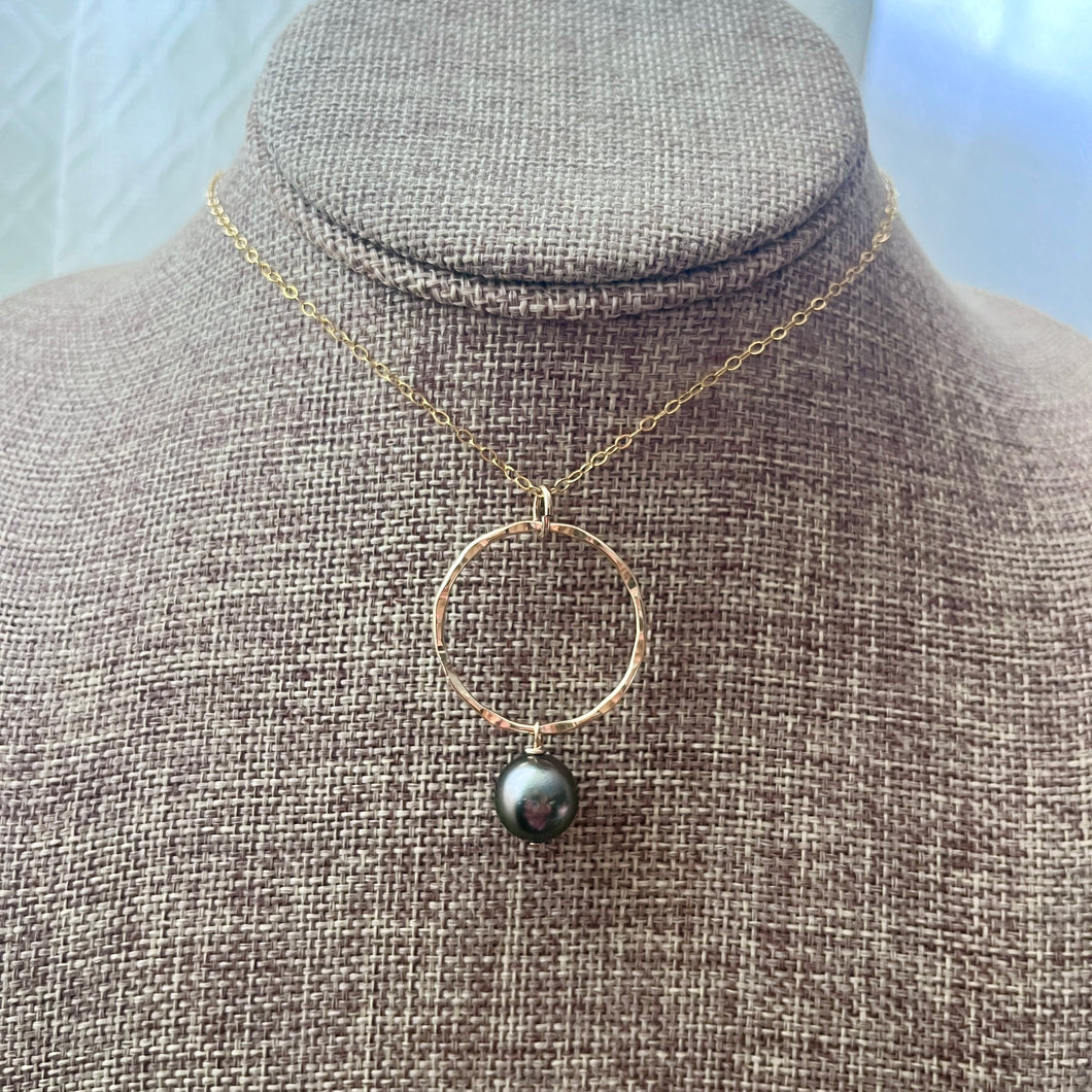 TAHITIAN PEARL ETERNITY NECKLACE 16