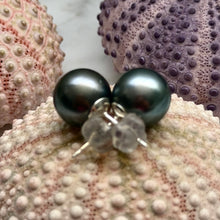 TAHITIAN PEARL STUDS 9MM-9.9MM
