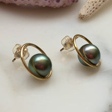 MINI OCEAN EARRINGS 8.5 GF (E17)