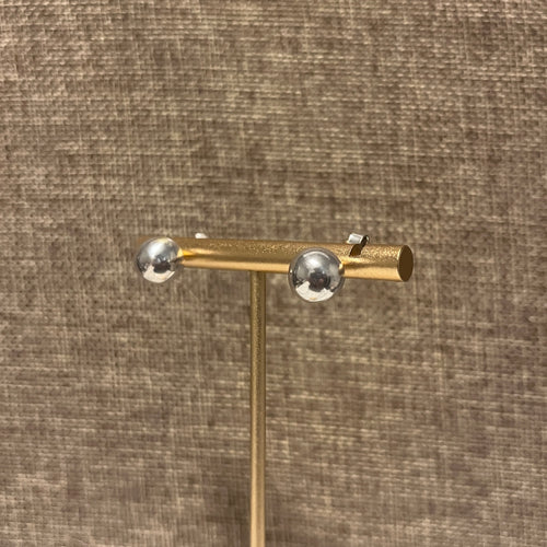 9.5MM ARTISAN STERLING SILVER BALL STUDS GF (E8)