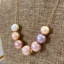 7X BOMBUCHA EDISON PEARL NECKLACE 18" GF (N25)