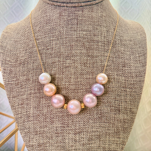 7X BOMBUCHA EDISON PEARL NECKLACE 18