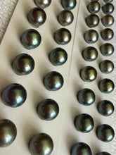 TAHITIAN PEARL STUDS 9MM-9.9MM