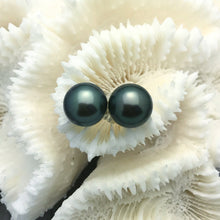AAA TAHITIAN PEARL STUDS (10MM)