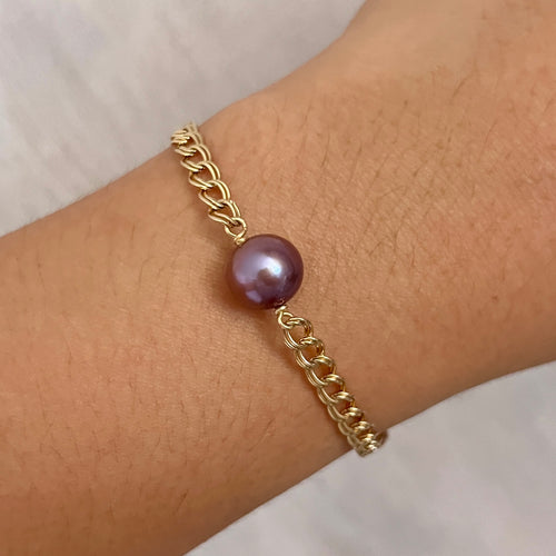 Lavender Edison Double Link Bracelet (VINTAGE)