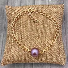 Lavender Edison Double Link Bracelet (VINTAGE)