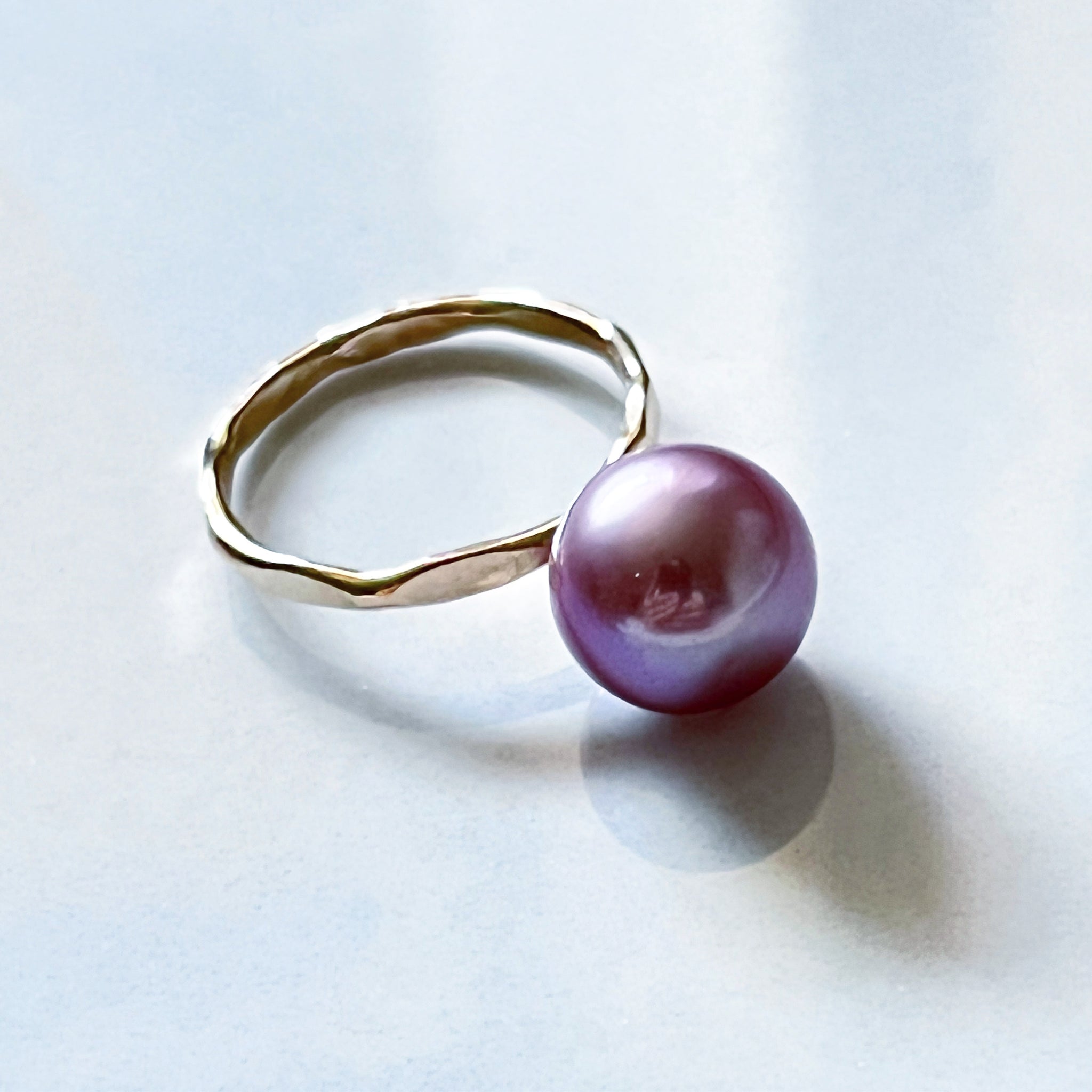 Silver Ring Crystals Big Pink Pearl Stock Photo 607776677 | Shutterstock