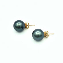 AAA TAHITIAN PEARL STUDS (10MM)