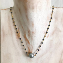 BLACK SPINEL PEARL NECKLACE