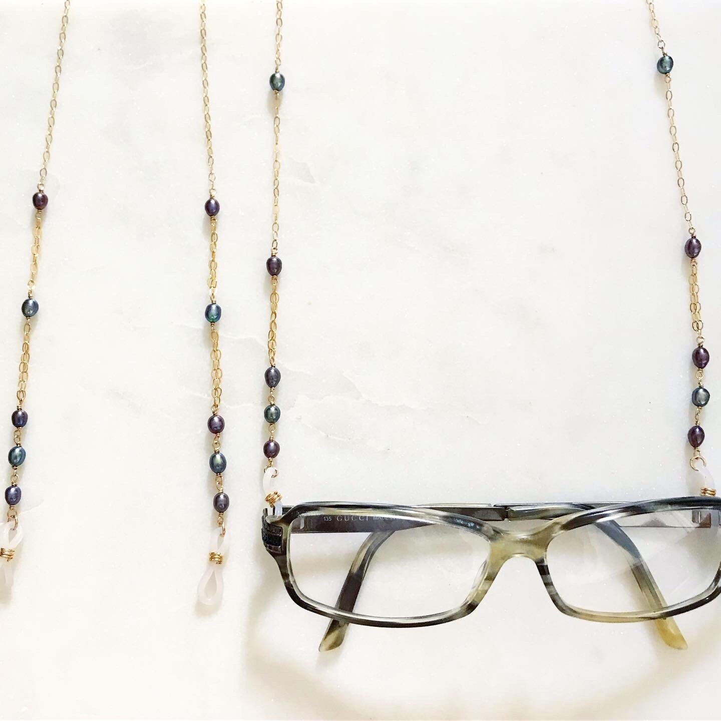 Frame Chain Glasses Chain Necklace - Gold